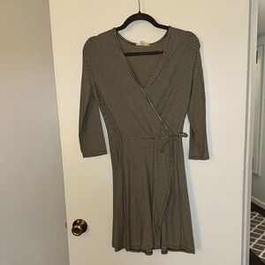 Striped Wrap Dress